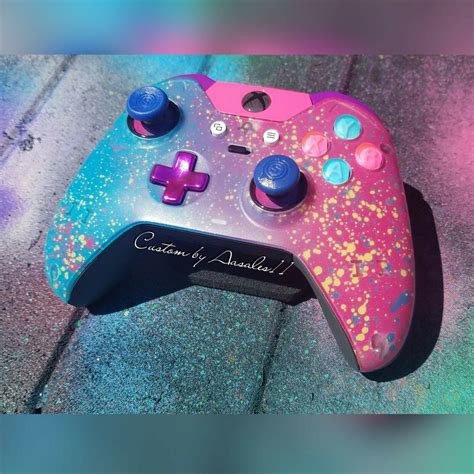 Xbox One Elite Wireless Controller Custom Sweetarts With Blue Etsy In 2023 Xbox One Video