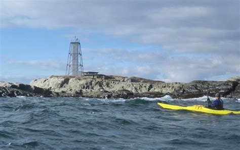 Egg Island Lighthouse Nova Scotia Canada At