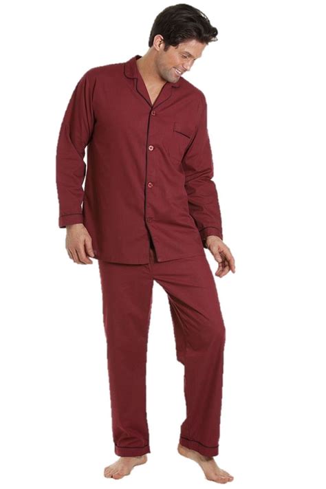 Homme coton pyjamas pyjama taille moyenne grande xlarge ...