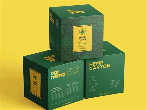 Og Hemp Monocarton Box Packaging Design By Aditya Roy On Dribbble