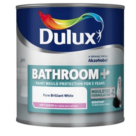 According to our color experts, you should expect to see plenty of pale blues and golden yellows in powder rooms. Dulux Soft Sheen White Bathroom Paint 1L - Uncategorised ...