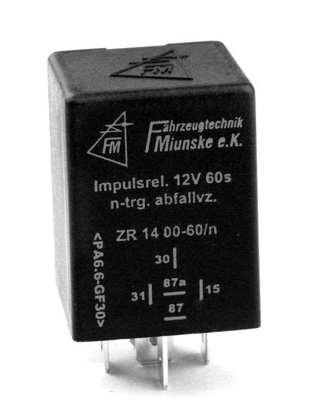N2 1336 0003 Switch Off Delayed Impulse Relay 12v 60s No Dry Contact
