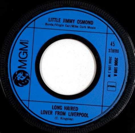 Little Jimmy Osmond Long Haired Lover From Liverpool 7 Vinyl Vg Ap050 Ebay