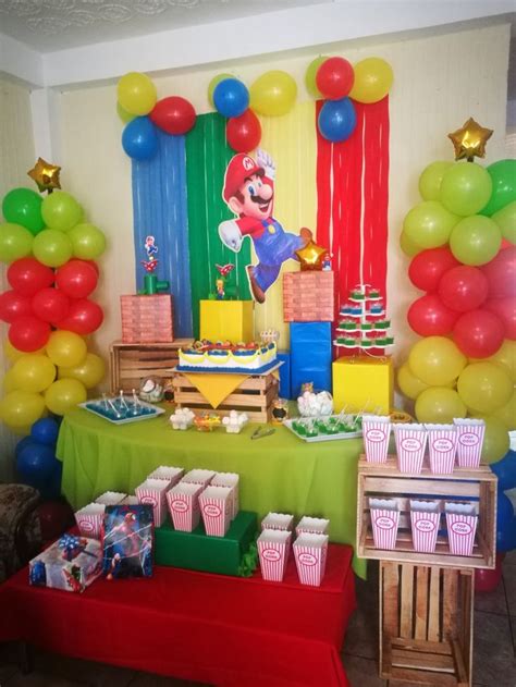Fiesta Niños 🎉 Mario Bros Super Mario Birthday Party Mario Birthday