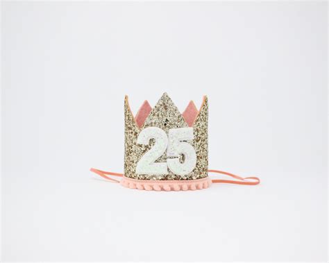 25th Birthday Crown 25th Birthday T For Her 25th Etsy 25th