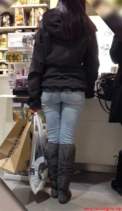 Sexy Little Booty In Blue Jeans Supermarket Creepshot Sexy Candid Girls