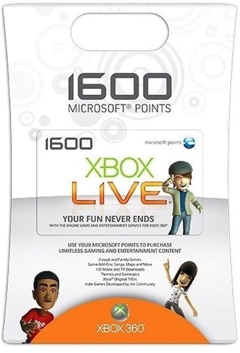 Xbox Live 1600 Microsoft Points Card Price In India Buy Xbox Live