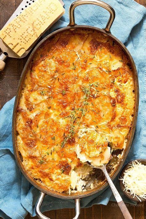 'pioneer woman' serves up guilty pleasures, lots of butter. This is the best easy Garlic Parmesan Au Gratin Potatoes ...