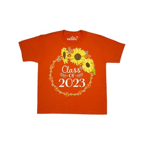 Class Of 2023 With Sunflower Wreath Youth T Shirt