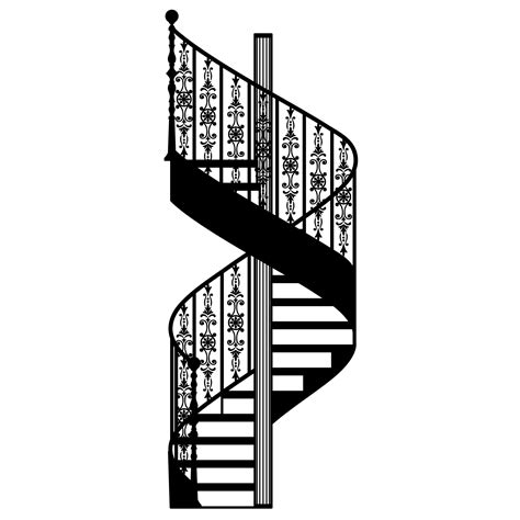 Spiral Stairs Clipart