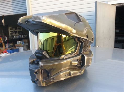 Custom Halo 4 Master Chief Helmet Halo
