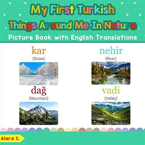 Buy My First Turkish Things Around Me In Nature Picture Book With