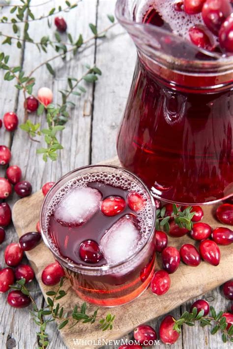 Homemade Cranberry Juice Ways Whole New Mom Recipe Drinks With Cranberry Juice Food