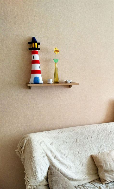 Lighthouse Soft Home Decor Plush Toy Lighthouse Pillow By