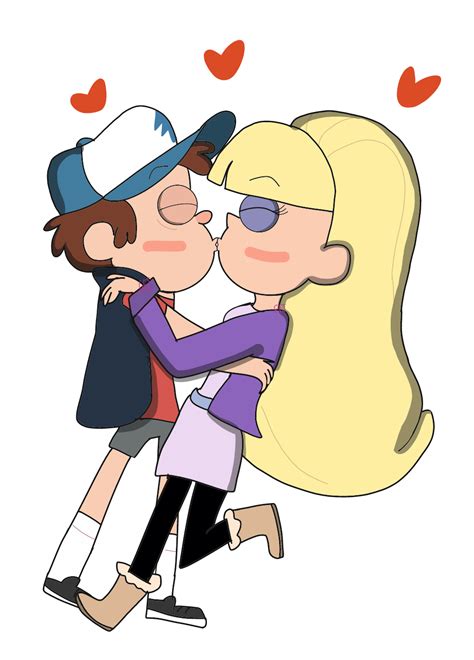 Dipper And Pacifica Kissing By Lovefromjackie On Deviantart