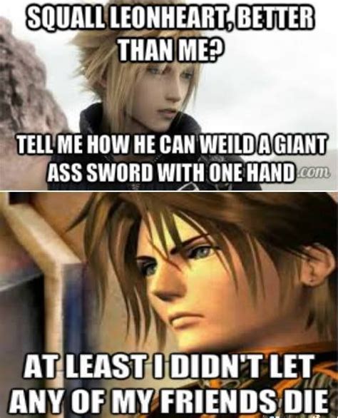 Squall Has His Point There Too So Who Would You Choose Cloud Or