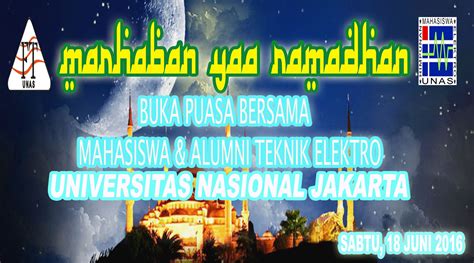 Puasa adalah perkara yang wajib kita lakukan apabila tibanya bulan ramadhan. Buka Puasa Bersama Teknik Elektro - Universitas Nasional