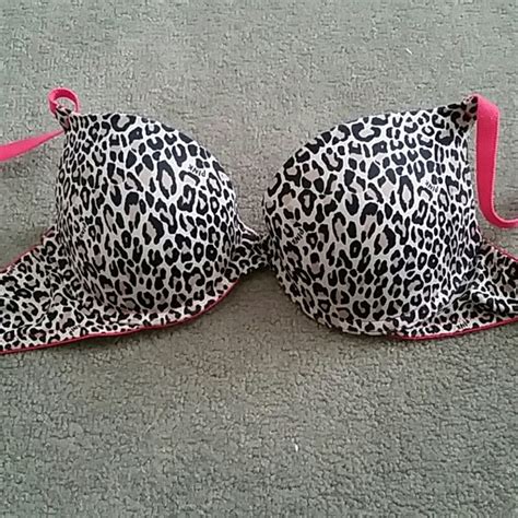 PINK Victoria S Secret Intimates Sleepwear Leopard Print Push Up Bra Poshmark