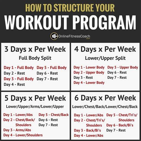 How To Structure Your Workout Program While There Is No Single Right