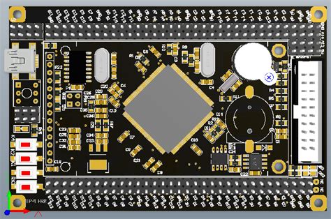 Stm32f407核心板电路（原理图 Pcb工程） 电路图下载 21ic电子技术资料下载站