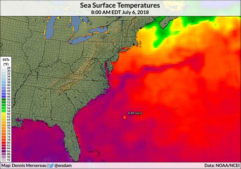 The Stalled Tropical Storm Off The East Coast Cooled The Gulf Stream