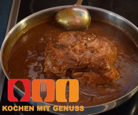 Sauerbraten im Backofen mit oder ohne Deckel