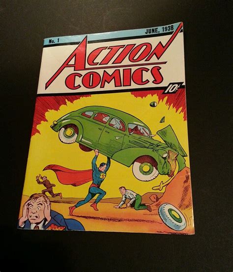 Action Comics 1 1938 Oversized Golden Age Replica
