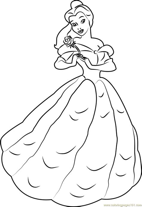 Below is a collection of beautiful belle coloring page which you can download for free. Belle Standing Coloring Page - Free Beauty and the Beast ...