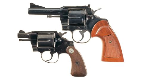 Two Colt Da Revolvers Rock Island Auction
