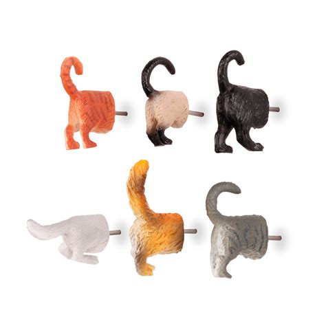 Cat Butt Push Pins — Kikkerland Design Inc