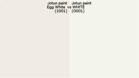Jotun Paint Egg White Vs White Side By Side Comparison