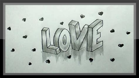Easy Pencil Drawings Of Love