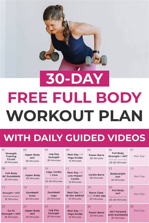 30 day home workout plan for women nourish move love at home workout plan workout plan for