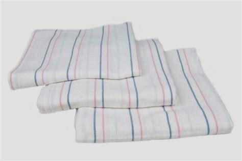 Tarad Hospital Flannel Baby Blankets 100 Cotton Candystripe 3 Piece