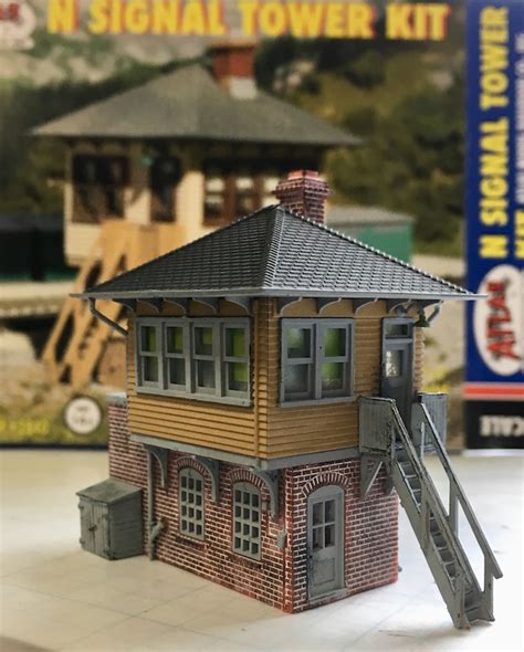 Signal Tower Kit N Scale Model Railroad Building 2840 Pictures