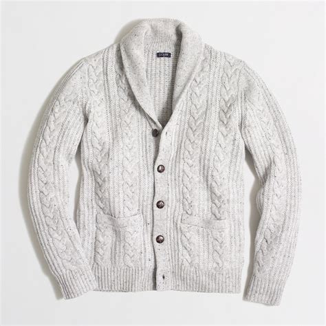 Factory Donegal Cable Knit Cardigan Sweater Cable Knit Sweater