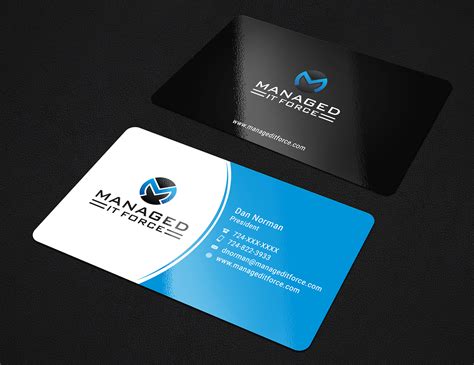 A business card with incorrect contact information is useless. 269 Bold Modern Information Technology Business Card Designs for a Information Technology ...