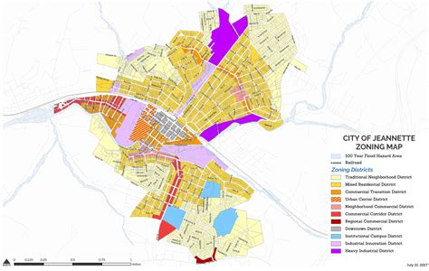 New Zoning Ordinance And Map The City Of Jeannette