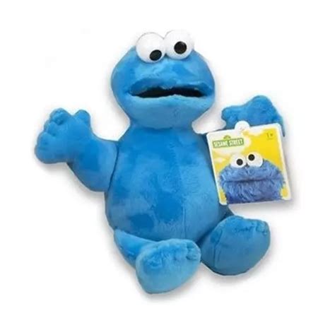 Blauwe Pluche Koekiemonster Sesamstraat Knuffelpop 17 Cm Speelgoed