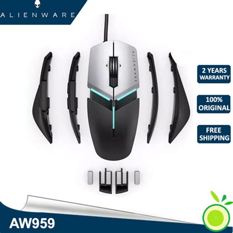 Alienware Aw959 Elite Gaming Mouse With 12000 Dpi Optical Sensor