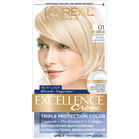 Loreal Paris Excellence Creme 01 Extra Light Ash Blonde Packaging