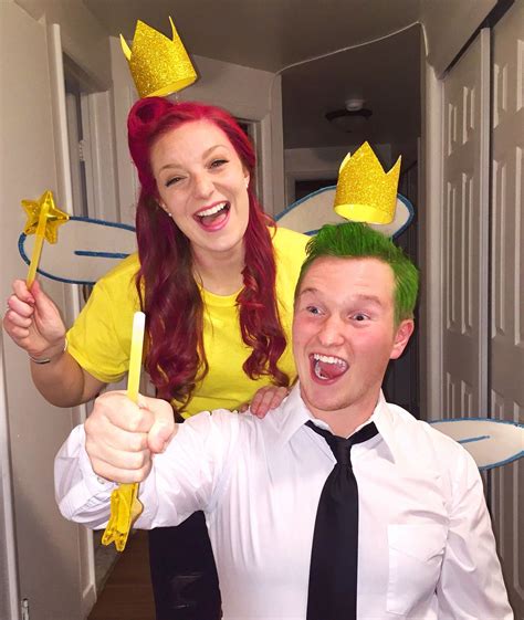 Cosmo And Wanda Fairly Odd Parents Diy Halloween Costume Cute Couple