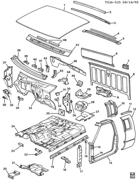 вЂњunderstanding The Chevy S10 Body Parts Diagram A Complete GuideвЂќ