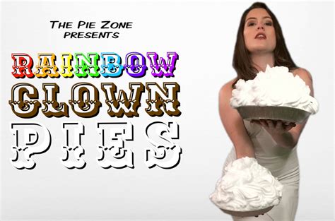 Rainbow Clown Pies Melissa The Pie Zone