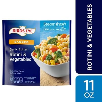 Birds Eye Steamfresh Frozen Rotini & Vegetables with Roasted Garlic