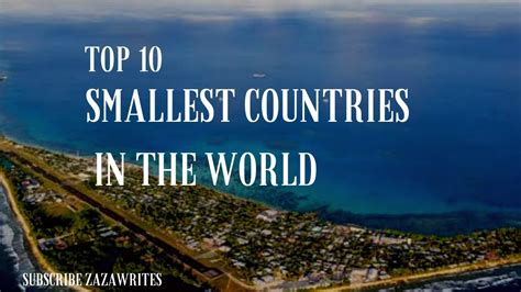 10 Smallest Countries In The World Tiniest Countries Youtube