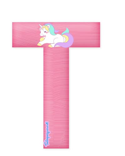 ¿tienes que hacer algún trabajo especial con letras? Letras con Unicornios Abecedario para descargar gratis ...