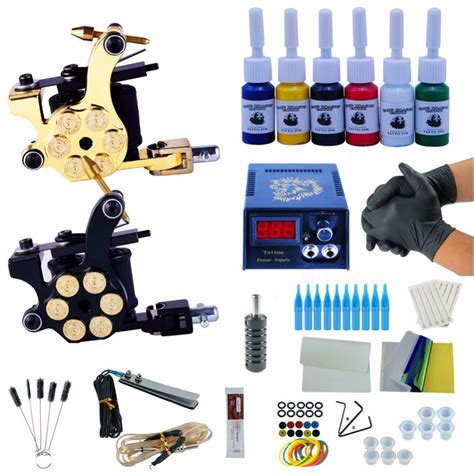 Beginner Starter Complete Tattoo Kit Professional Tattoo Machine Kit