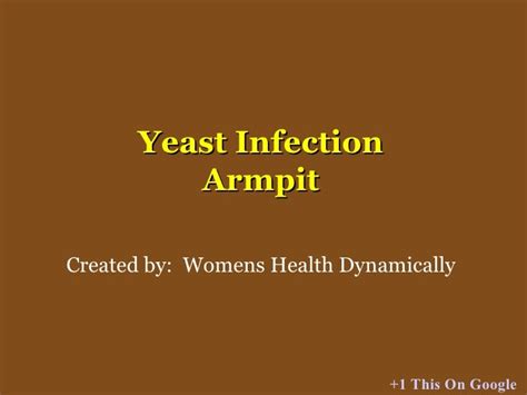 Yeast Infection Armpit