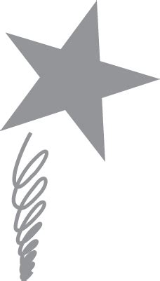 Printable 5 point star template. Shooting Star | Pre-cut Patterns